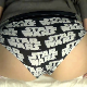 A girl wearing Star Wars panties takes a shit over the edge of a bath tub while spreading her ass cheeks. Presented in 720P HD. Over 2.5 minutes.